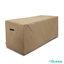 Universal Outdoor Patio Ottoman Cover in Presidium Tan (Square, Round, Rectangle) - Tarra Home